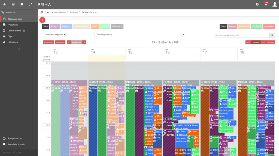 Prise de rendez-vous en ligne et gestion de planning